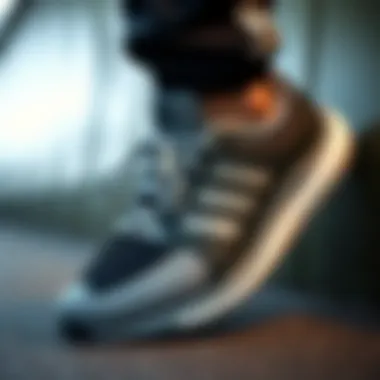 Innovative Design of Fortore Footwear Close-up of Adidas Fortore footwear highlighting innovative design and comfort features