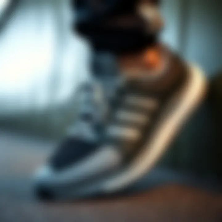 Innovative Design of Fortore Footwear Close-up of Adidas Fortore footwear highlighting innovative design and comfort features