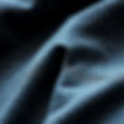 Close-up of thermal fabric showcasing insulation properties