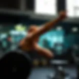 Dynamic arm workout showcasing effective techniques