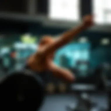 Dynamic arm workout showcasing effective techniques