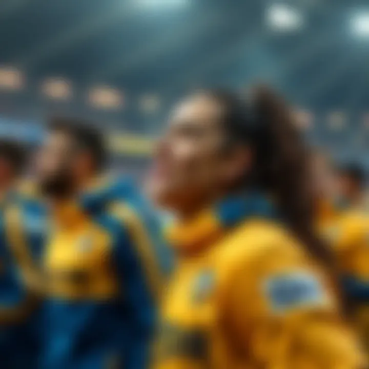 Vibrancy of Fenerbahçe Team Culture A vibrant display of Fenerbahçe team culture during a match