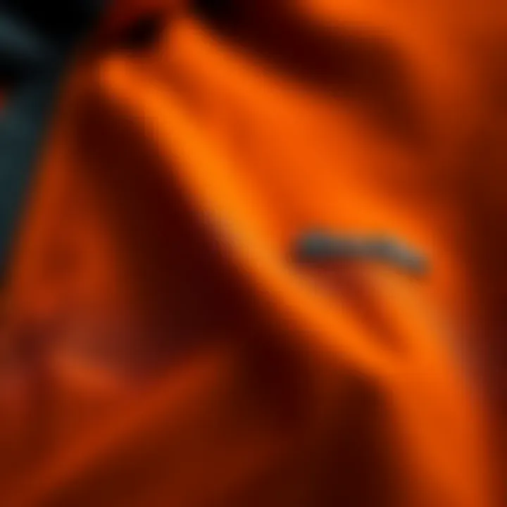 Breathable Durability: Gore-Tex Fabric Close-up of Gore-Tex fabric showcasing breathability and durability