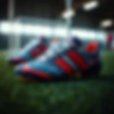 A Showcase of Soccer Shoe Designs Showcasing various designs of soccer shoes.