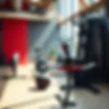 A diverse range of home fitness equipment on display