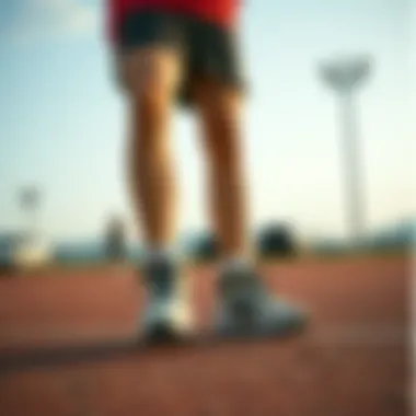 Athletic ensemble showcasing versatility of short boots