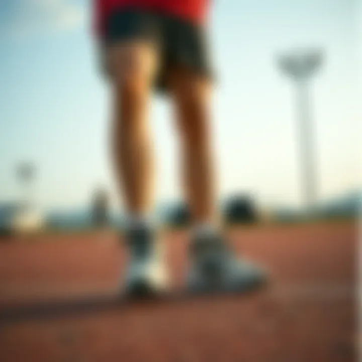 Athletic ensemble showcasing versatility of short boots