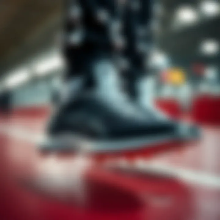 Stylish spike designs in modern sports footwear