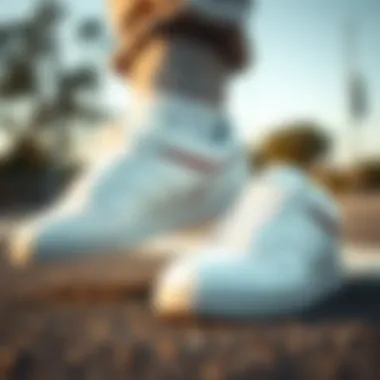 Care tips for maintaining Lescon white sneakers