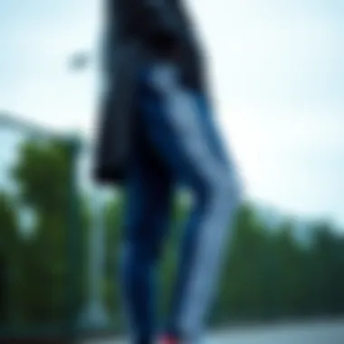 Various ways to style blue Adidas tracksuit bottoms for different occasions