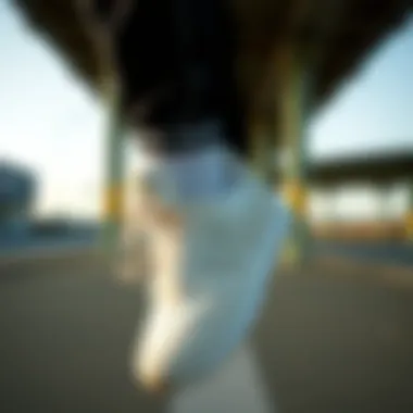 Versatile applications of New Balance cream collection in various settings