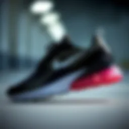 Dynamic profile view of Nike Air Max 270 showcasing its innovative design