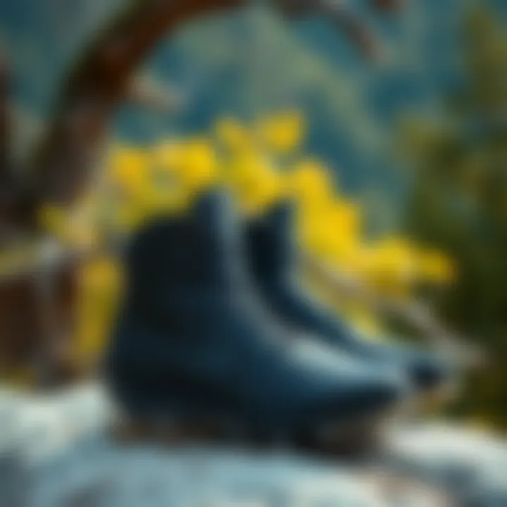 Nike boots displayed against a backdrop of nature