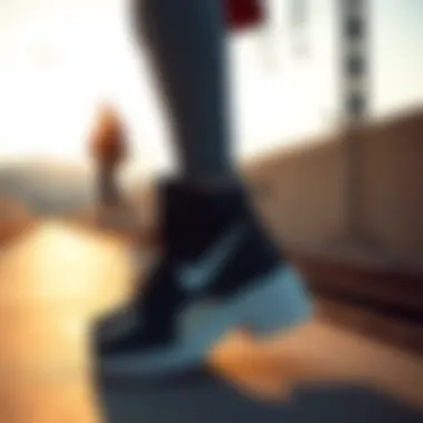 Nike boots featured in a trendy outfit combination