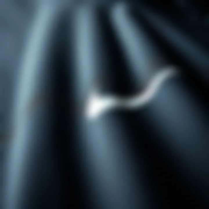 Close-Up of Nike Tech Fleece Fabric Detailed close-up of Nike Tech Fleece fabric texture