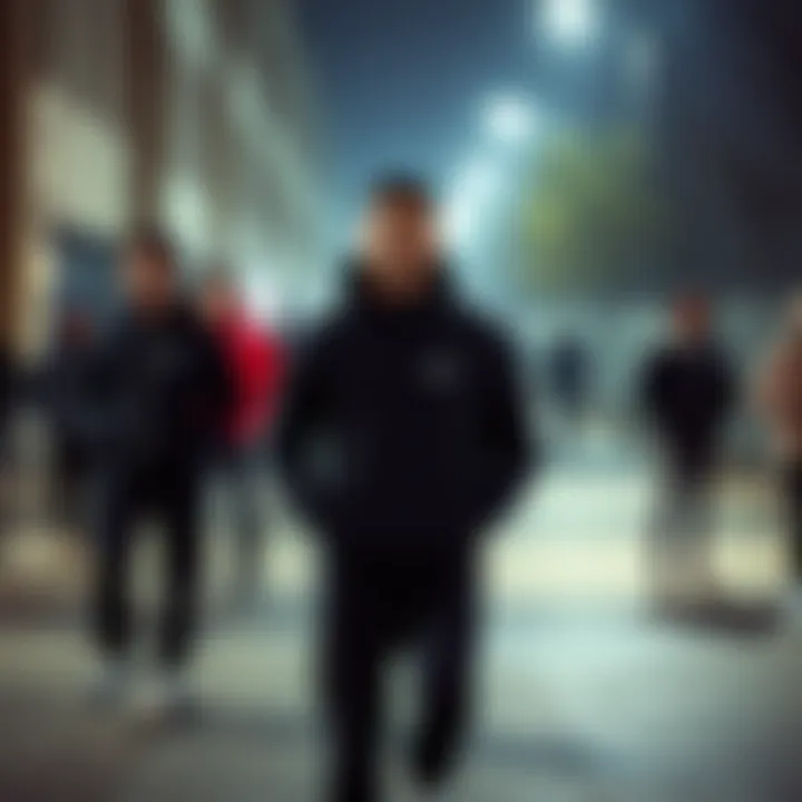 Versatile Use of Nike Tech Fleece Group of individuals wearing Nike Tech Fleece in various settings