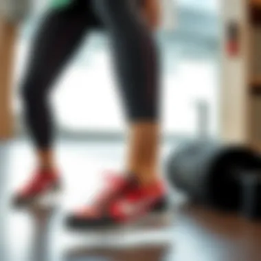 A user enjoying a workout session in Nike Legend Essential footwear