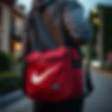 Stylish Nike messenger bag showcasing versatility