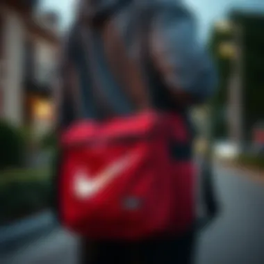 Stylish Nike messenger bag showcasing versatility