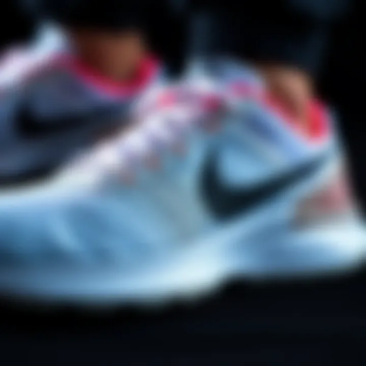 Close-up of Nike Revolution's advanced cushioning technology
