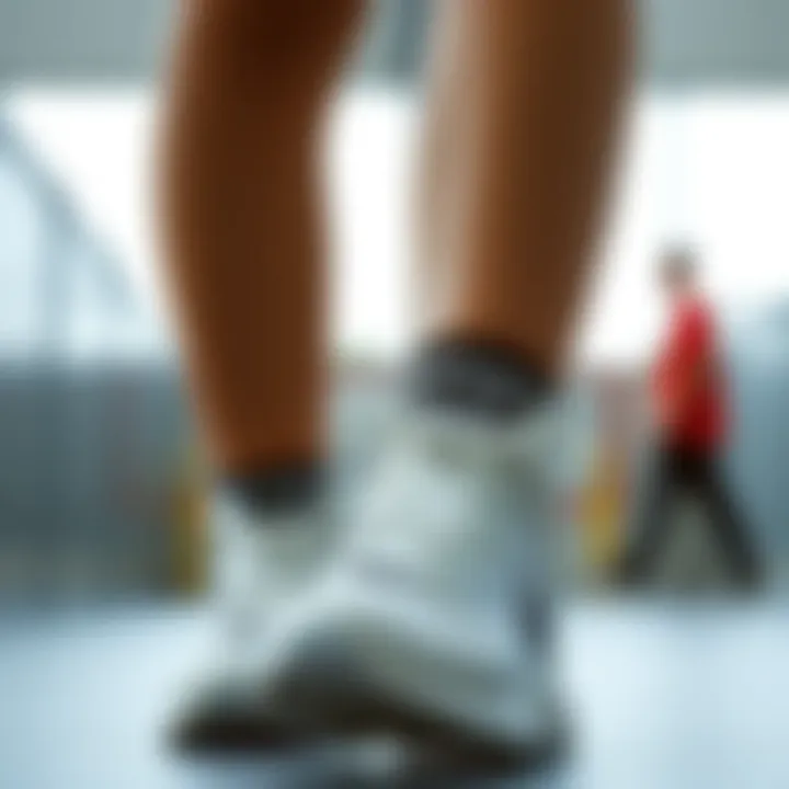 Fashion-forward outfit paired with Nike Revolution shoes