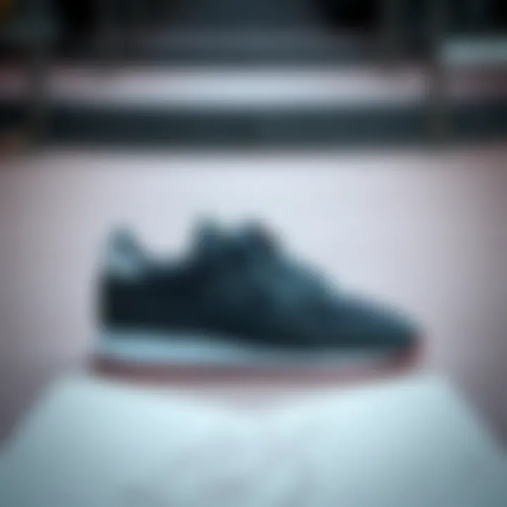 Trendy Nike shoes complementing an active lifestyle