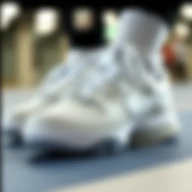 User Testimonials for Nike White Sneakers Detailed view of user testimonials showcasing satisfaction with Nike white sneakers