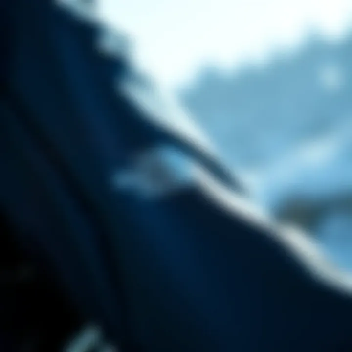 Close-up of Futurelight garment detailing in action