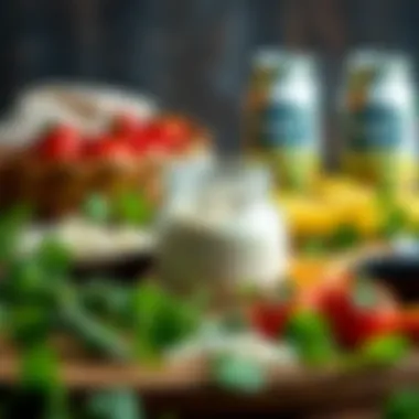 Nutritious ingredients for healthy recipes