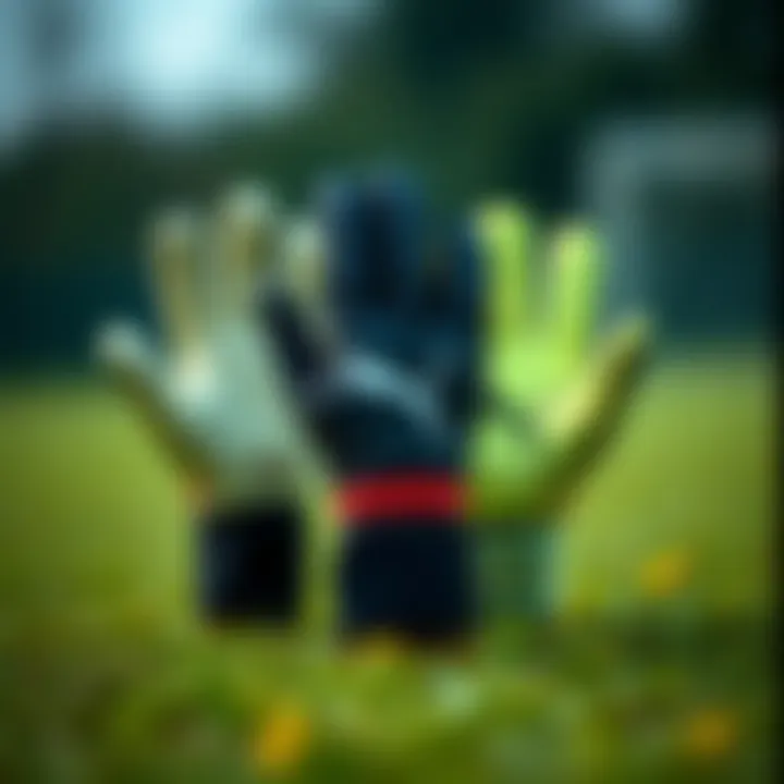 Comparison of different models of Puma goalkeeper gloves for kids