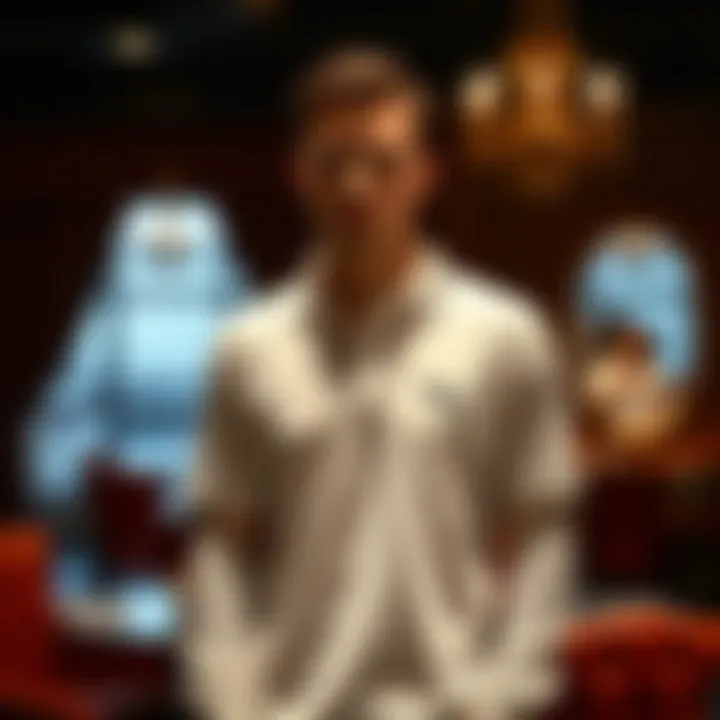 Stylish Puma polo shirt displayed in an elegant setting