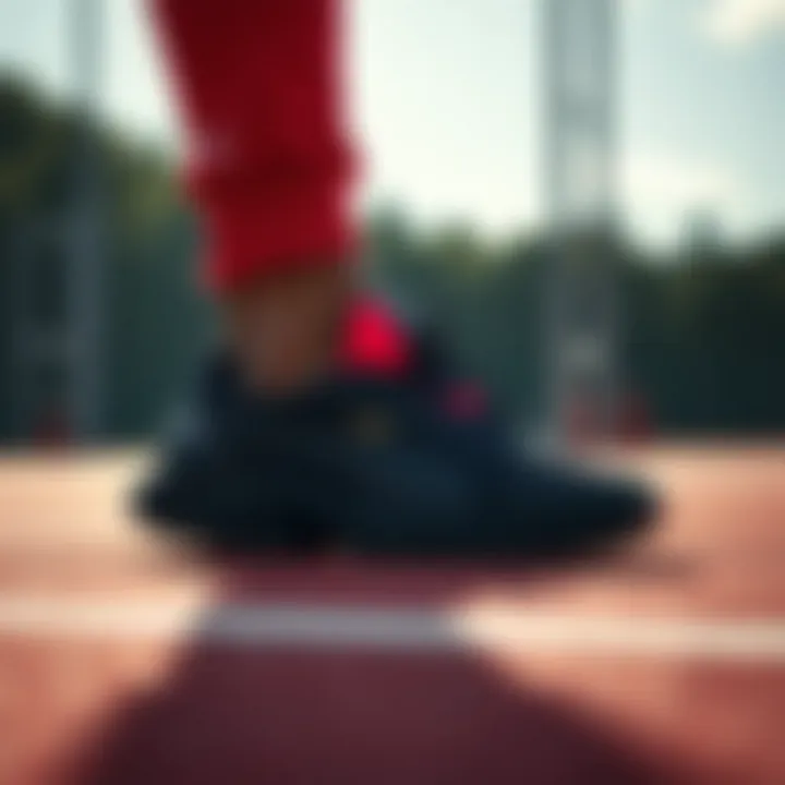 Puma Roma Mercedes shoes worn in a sporty environment