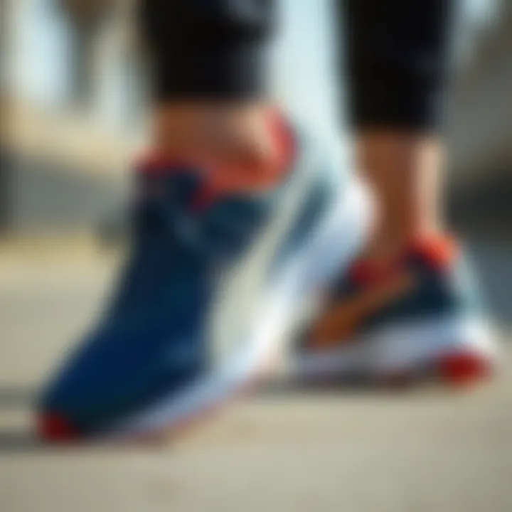 Trendy color options for Puma running shoes.