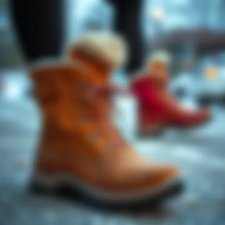 Stylish winter boots for active lifestyle