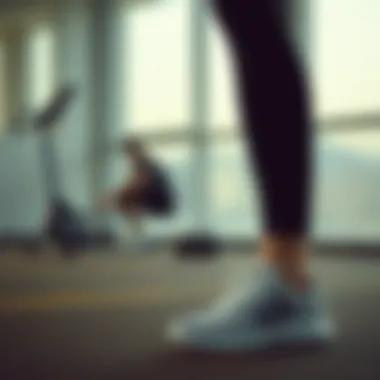 Performance of Shakers Sports Shoes During Workouts Athlete wearing Shakers sports shoes during a workout session