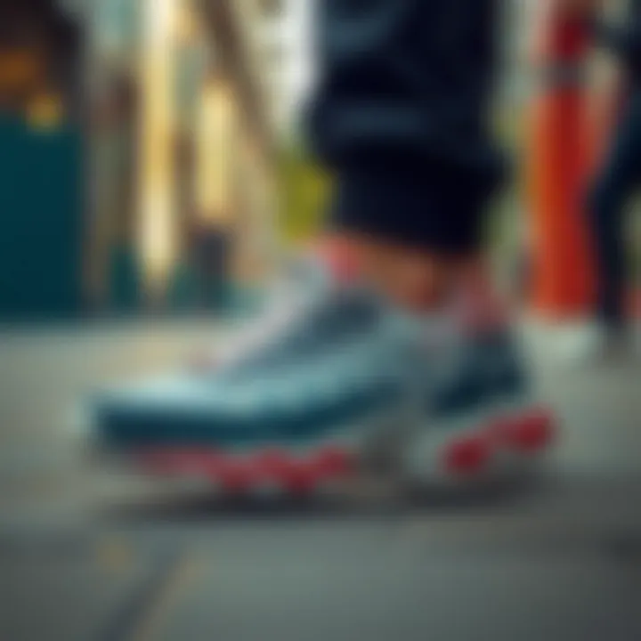 Trendy Urban Style with Shakers Sports Shoes Shakers sports shoes in an urban setting for a trendy look