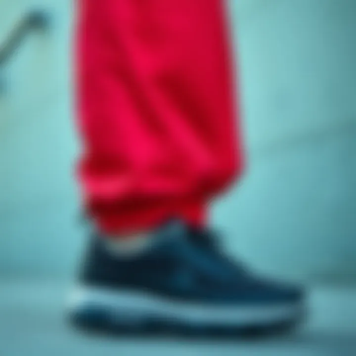 A fashionable outfit styled with black Air Max footwear