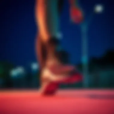 Active lifestyle with Skechers shoes in a vibrant setting