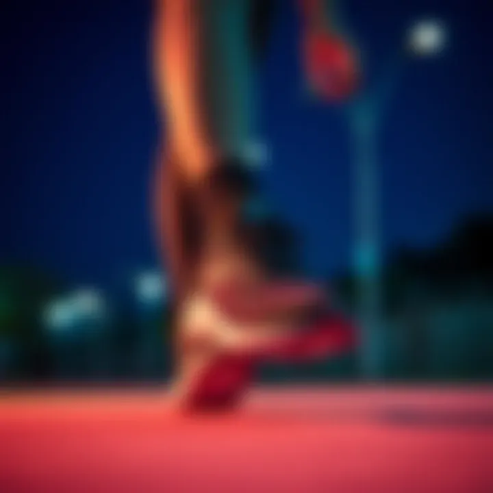 Active lifestyle with Skechers shoes in a vibrant setting