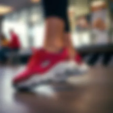 Stylish Skechers footwear in a casual setting