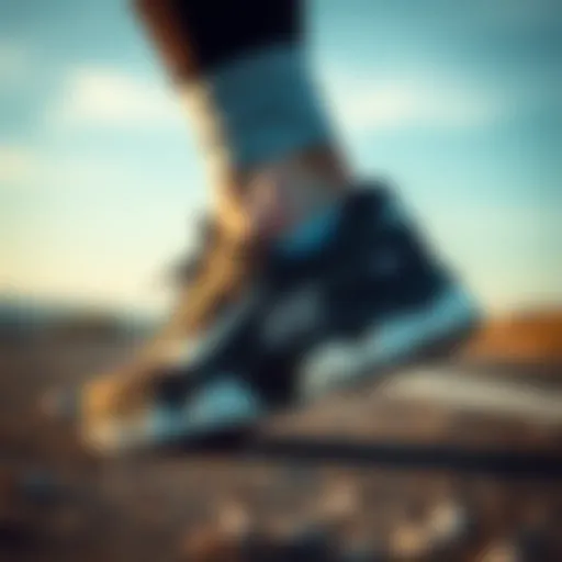 Skechers running shoes showcasing ergonomic design