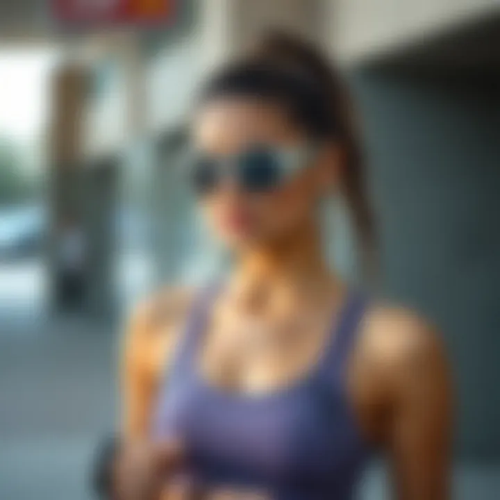 Stylish workout attire showcasing modern athletic fashion.