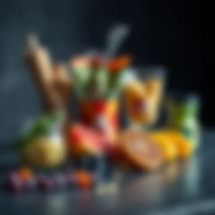 Nourishment for Performance A variety of nutritious food items