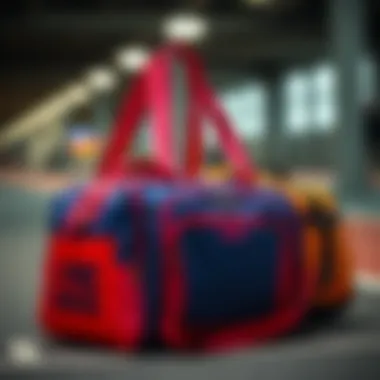 Diverse Designs of Sport Bags for Girls Colorful gym bags for girls showcasing various designs and styles