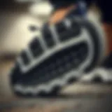 Close-up of sneaker sole design