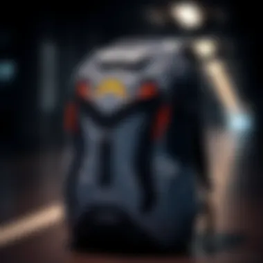 A stylish sports backpack showcasing innovative design elements.