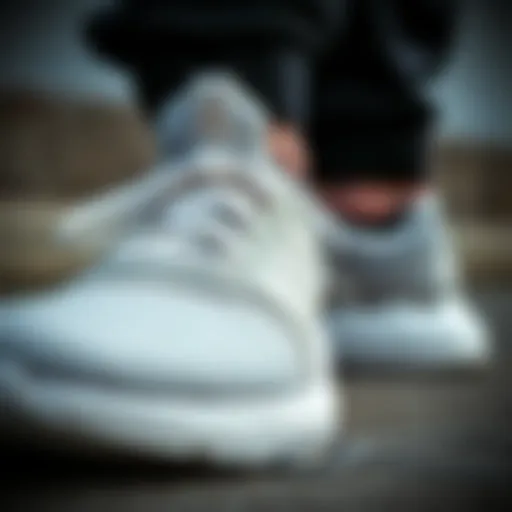 Intricate Design of Terrex Adidas Shoes A close-up of the Terrex Adidas shoe showcasing its intricate design.