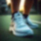 High-performance volleyball shoe designed for agility