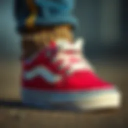 Stylish Vans baby sneakers in vibrant colors